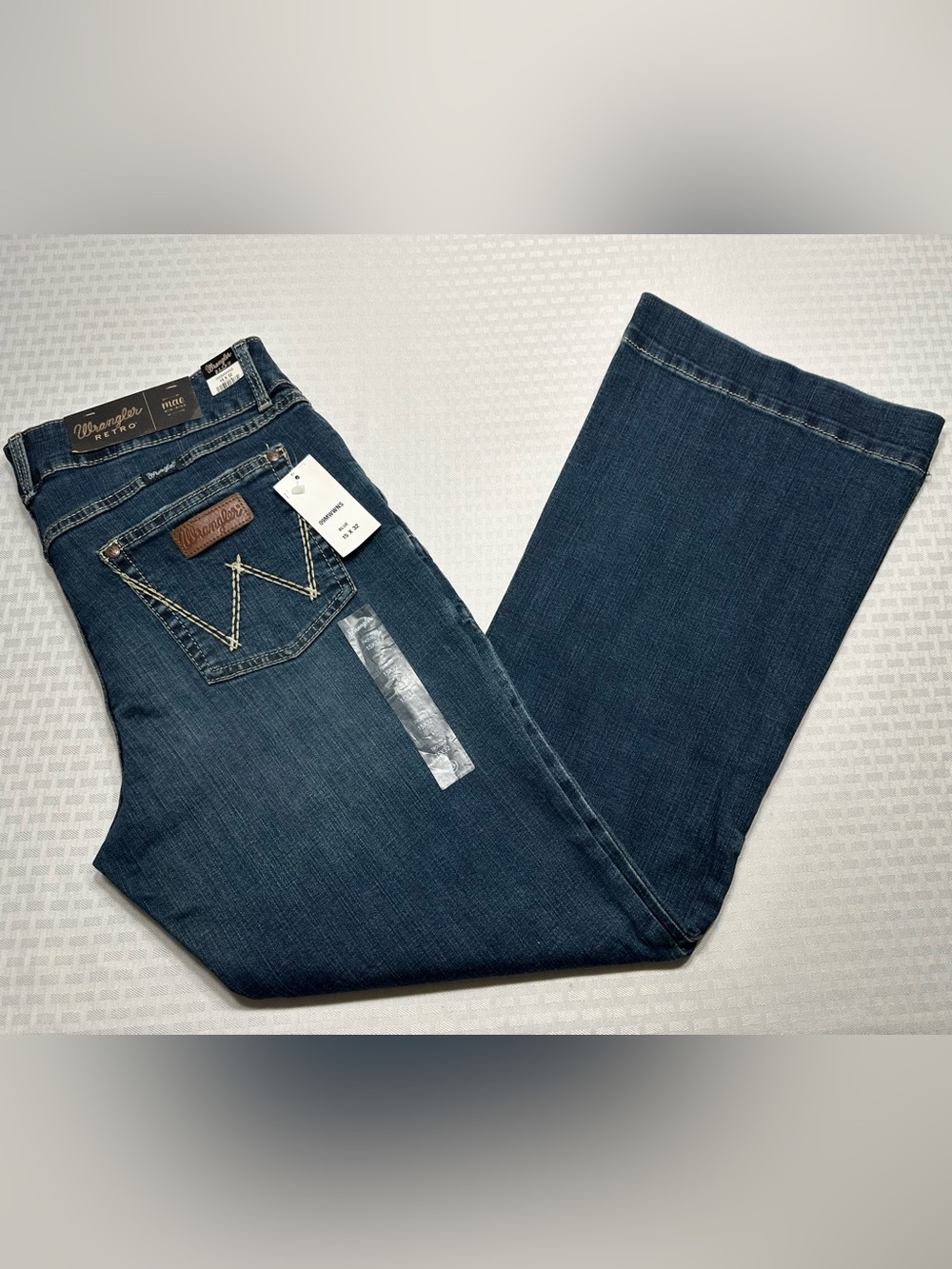 NWT! Wrangler Retro Mae Sz 15 (MEAS. 36x31) Wide Leg Bootcut Flare Western Jeans